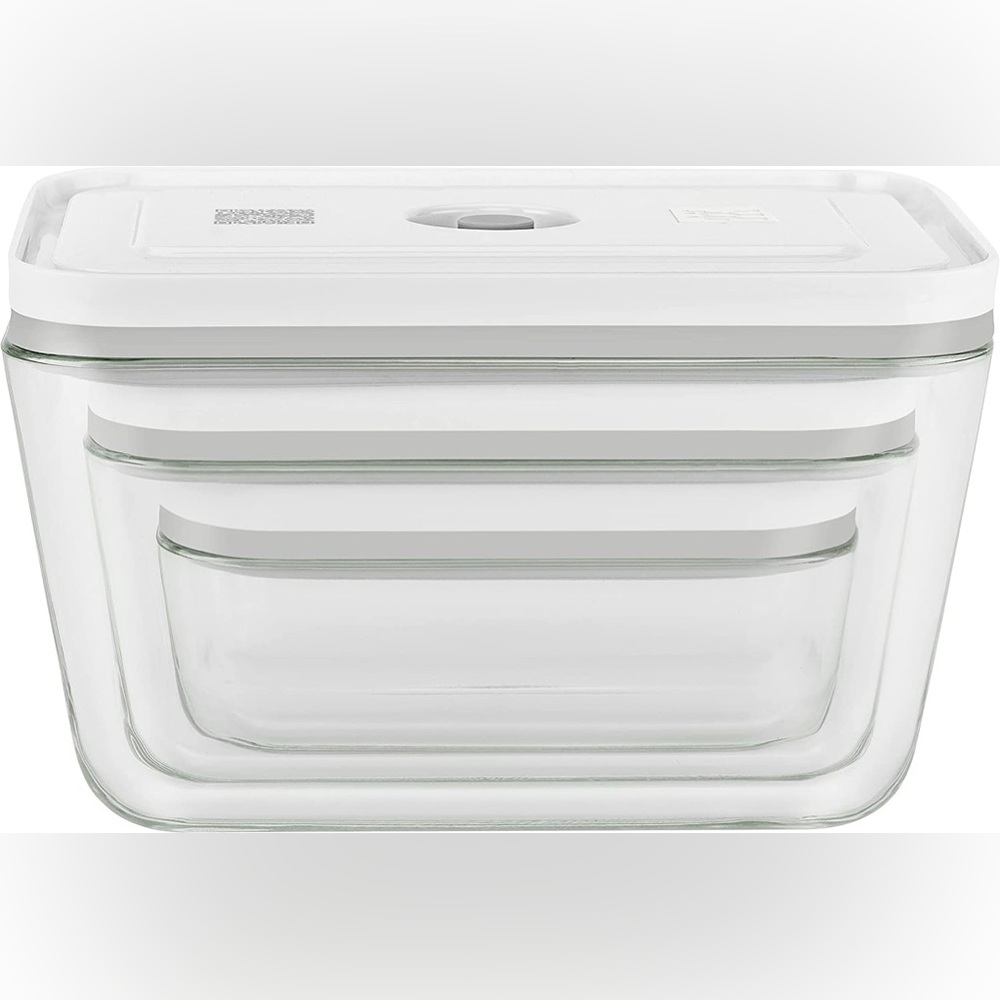 NIB ZWILLING Fresh & Save 3-pc Glass Food Storage Container, Meal Prep Container - Picture 4 of 14